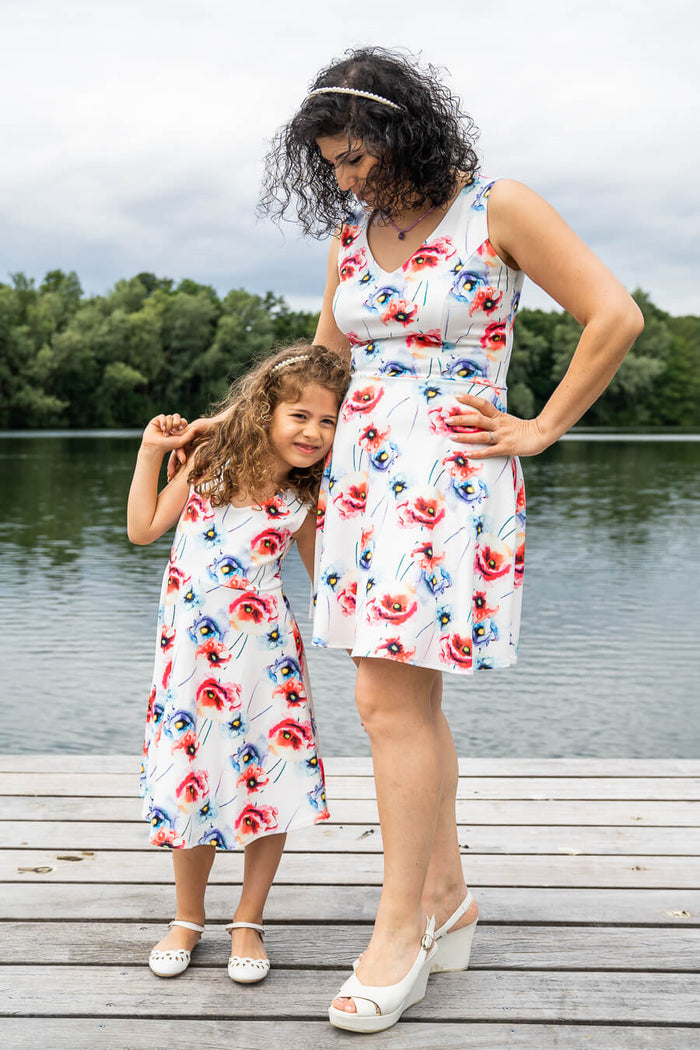 Moeder en dochter twinning jurk - chic mama & me matching dresses for summer by Just Like Mommy 'z