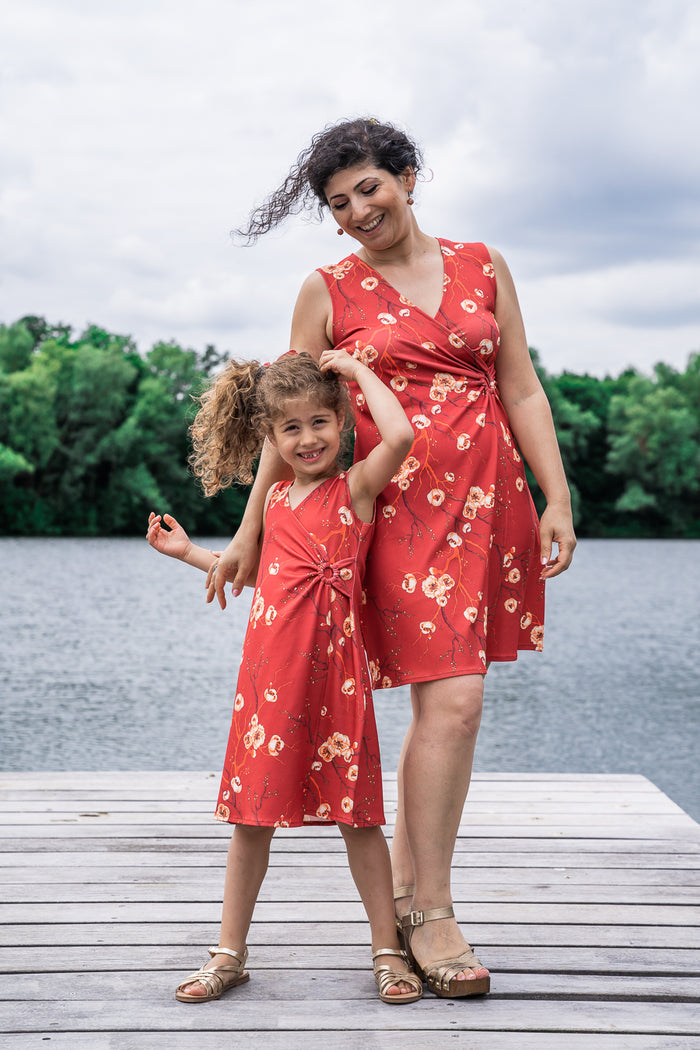 Twinning jurken moeder dochter kleding- matching mum & me dresses by Just Like Mommy 'z