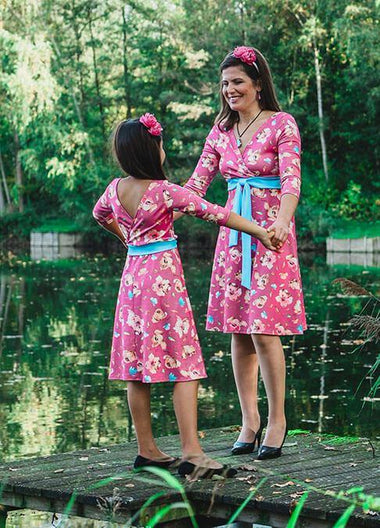 Twinning jurken moeder dochter kleding- matching mother daughter dresses mum & me by Just Like Mommy 'z